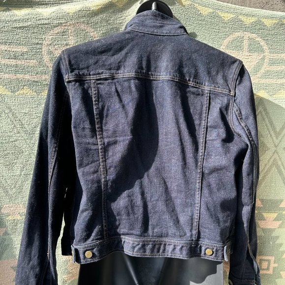 Vintage LRL Laurel Jeans Co Ralph Lauren dark wash jeans jacket NWOT - Picture 4 of 5